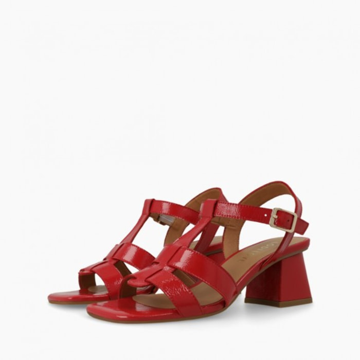 SANDALIAS ROJAS MIL5214-GO