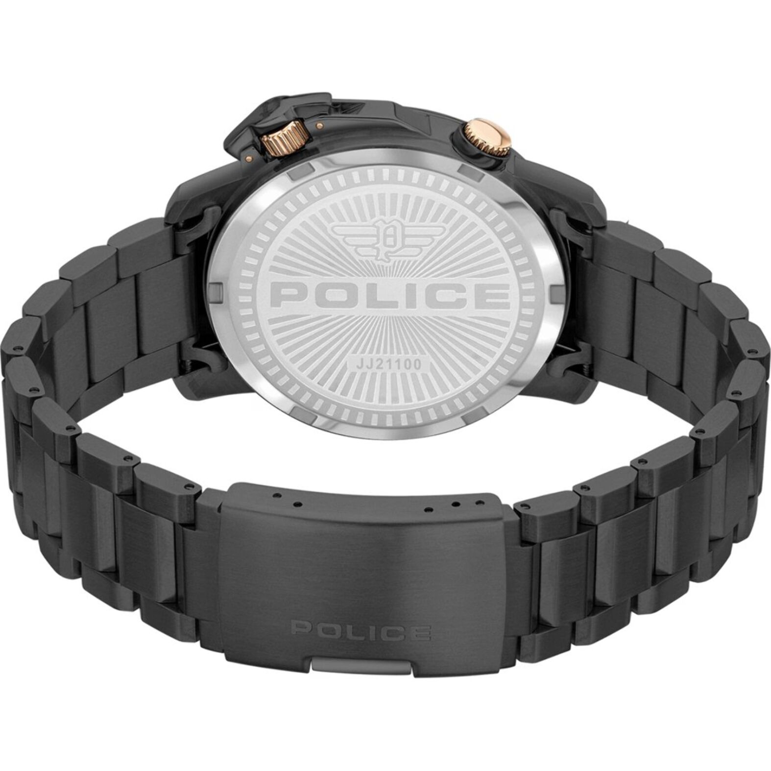 Reloj Police PEWJJ2110001 Hombre Analogico Cuarzo con Correa de Acero inoxidable
