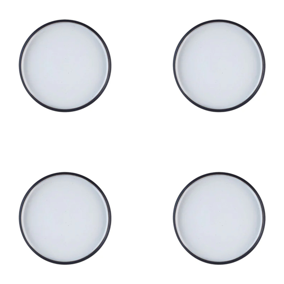 Assiette GOURMET Ø15,5cm - 4 pièces - Onyx
