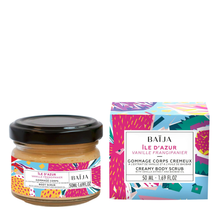 Île d'Azur - Gommage Corps Onctueux à l'extrait de vanille et d'huile de baobab
