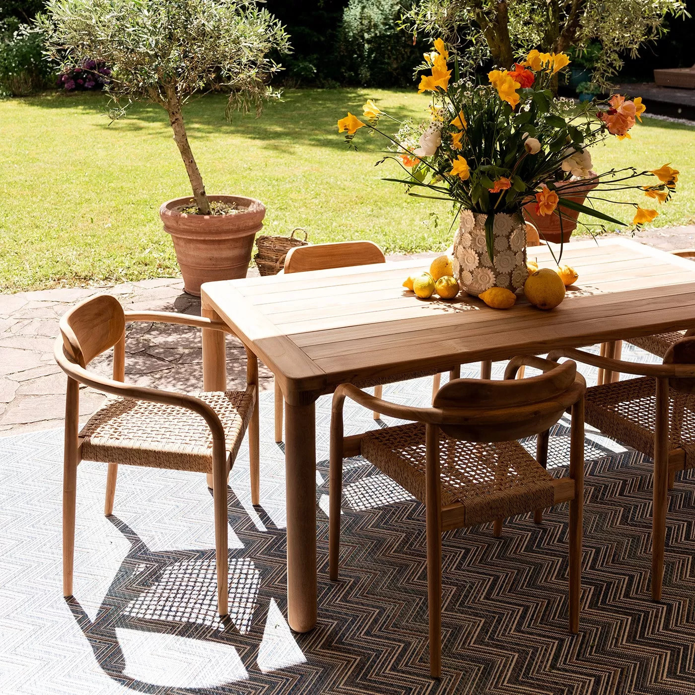 Table de jardin Bella 180x90cm Kare Design