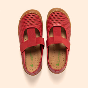 Zapatos N5787R NAPPA ROSSO/ PAWIKAN color Rosso