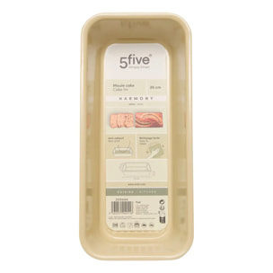 Moule à cake Harmony 27,5x12,5x7,1cm beige