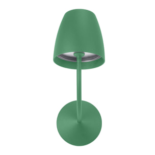 Forlight Eclipta II aplique verde con luz led blanco cálido 3000K