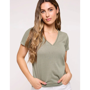 Camiseta Manga Corta Caqui - Kipar