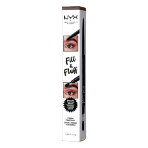 NYX Professional Makeup Crayon À Sourcils Double Embout Fill & Fluff Chocolat