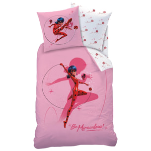 Parure de lit imprimée 100% coton, MIRACULOUS LADYBUG SHADOW