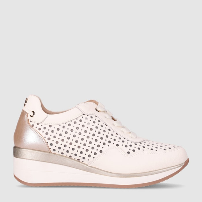 Zapatos de Piel - Hielo - Tacón: 5 cm