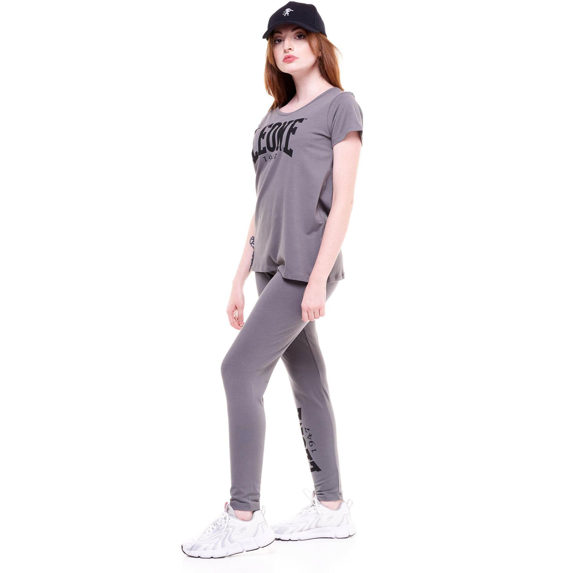 Camiseta de mujer de manga corta con gran logo Welcome Back