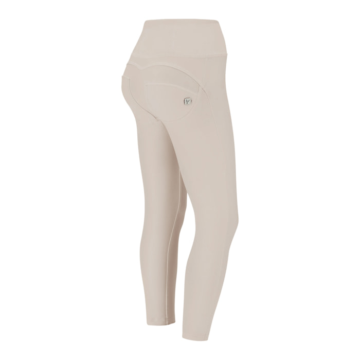 Pantaloni push up WR.UP® 7/8 superskinny vita alta similpelle