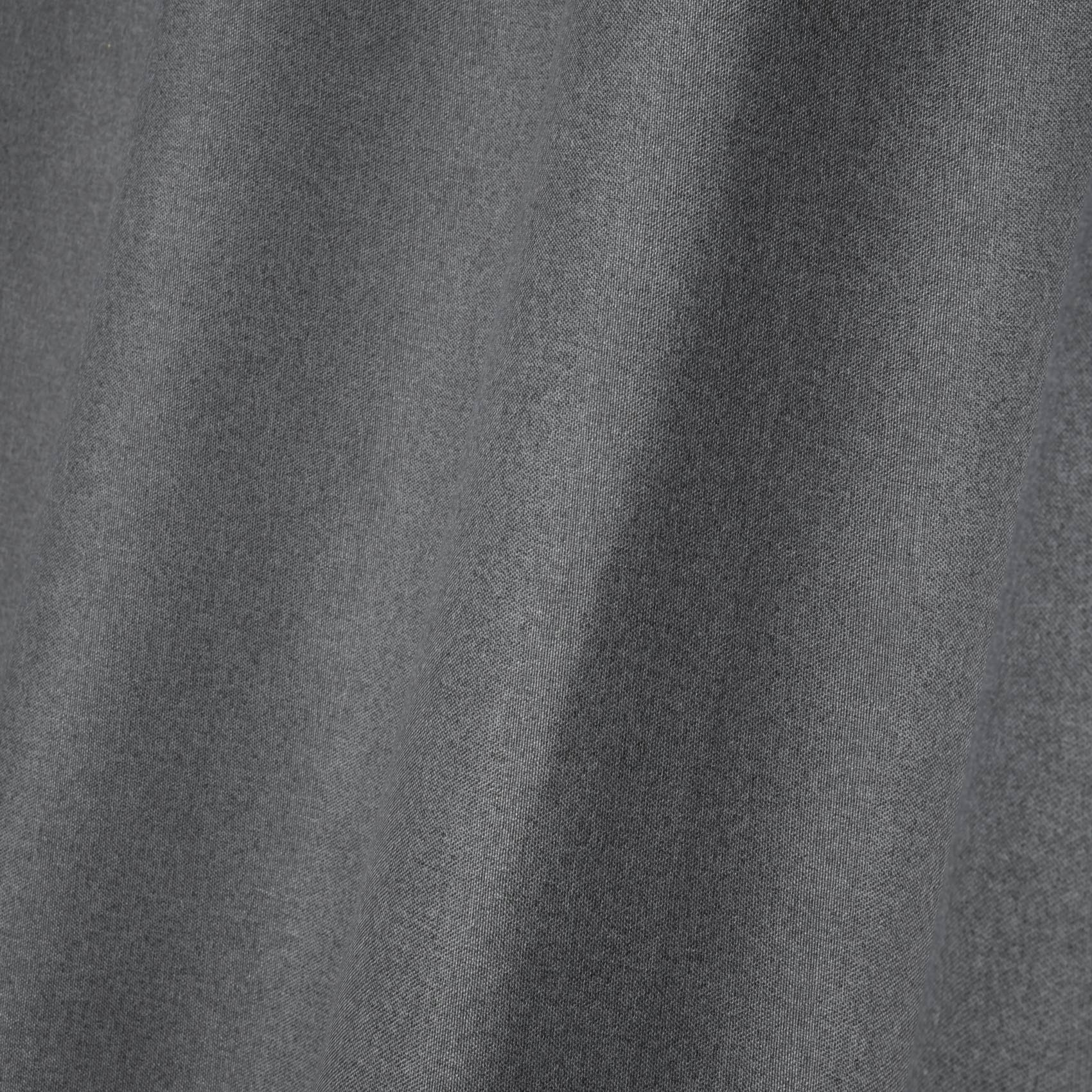 Rideau occultant  -  - Effet tweed - Gris souris