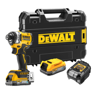 Visseuse à chocs 3 Vitesses 18V 282Nm XR - DEWALT - avec 2 batteries 18V 1.7Ah - chargeur - TSTAK - DCF860E2T-QW