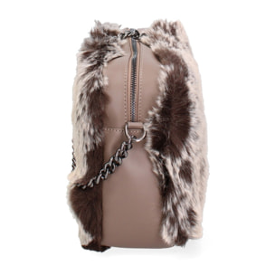 Borsa a spalla donna - Modello Ambre - Vera pelle - 18.5 x 22.0 x 10.0 cm