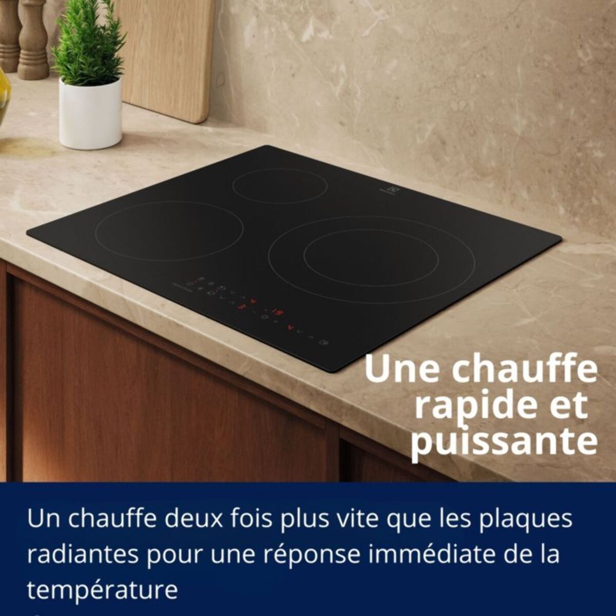 Plaque induction ELECTROLUX EIT60336CT SaphirMatt SE