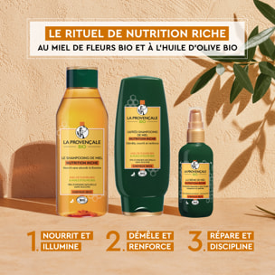 Routine de Miel Cheveux Secs Nutrition Riche Certifiée Bio