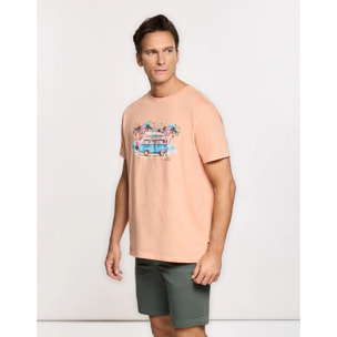 Camiseta Manga Corta Naranja - Vansi