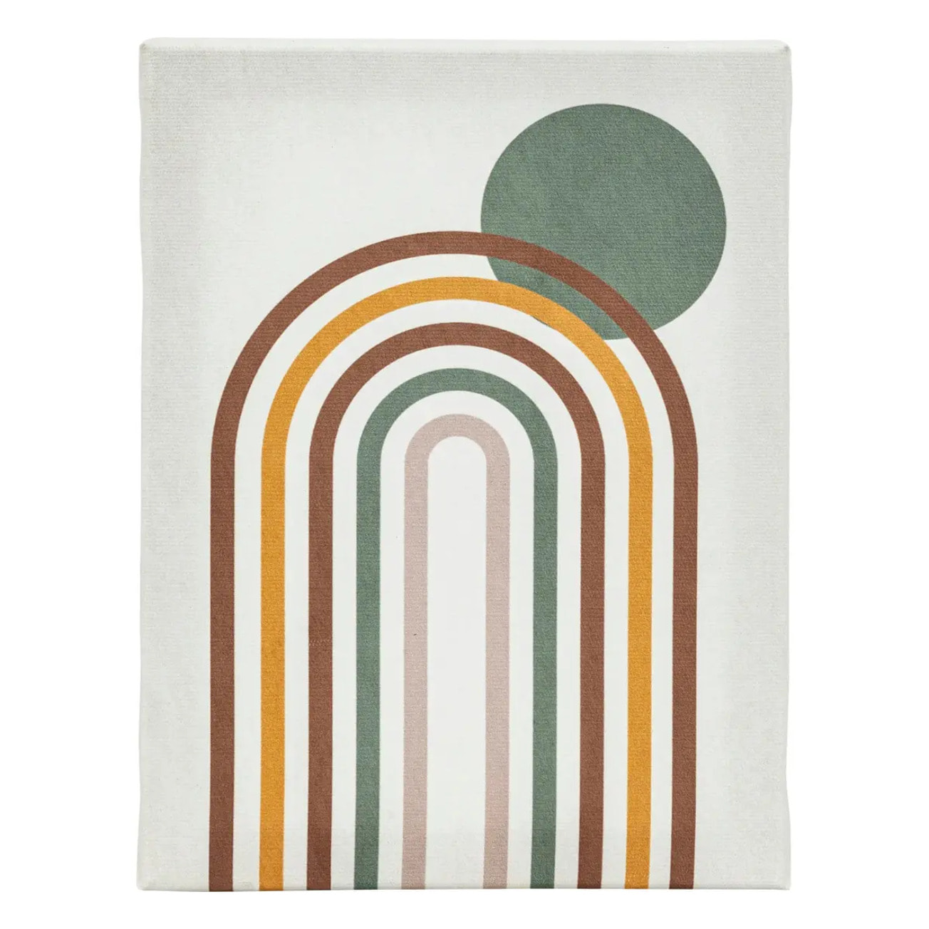 Lot de 5 toiles imprimées Cynthia beige 15x20/25x25cm