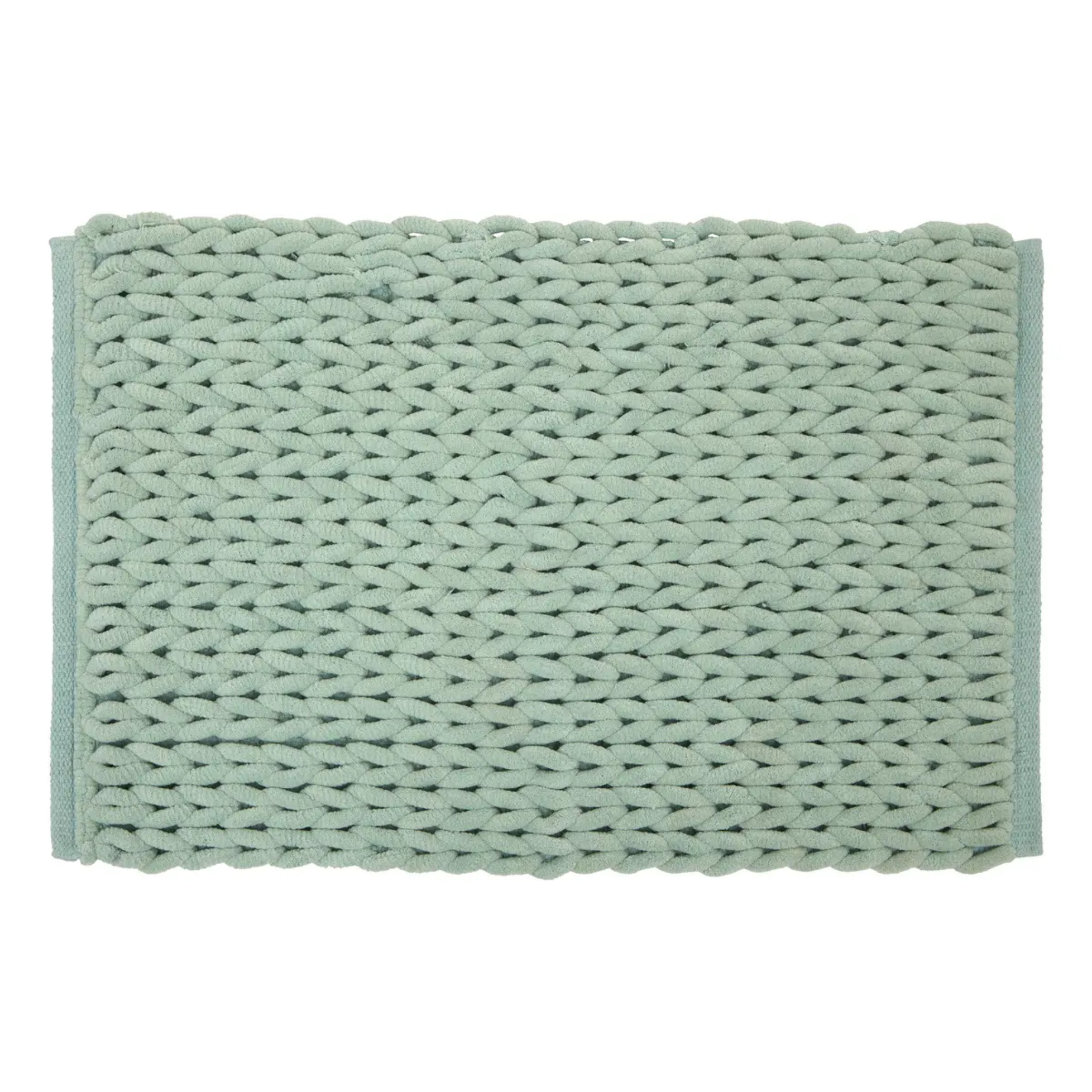 Tapis Colorama rectangulaire 50x75cm vert céladon