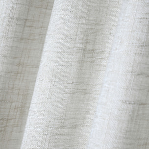Voilage naturel passants coton tressés - Naturel