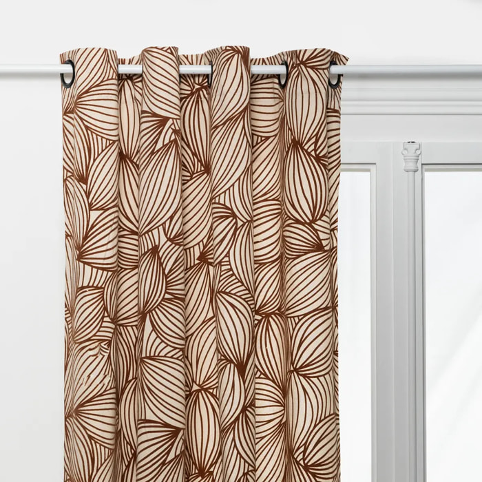 Rideau Automne rouge rubis 140x260cm