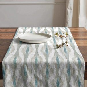 Chemin de table 100 % coton Zaliki 125 5 50x150 cm