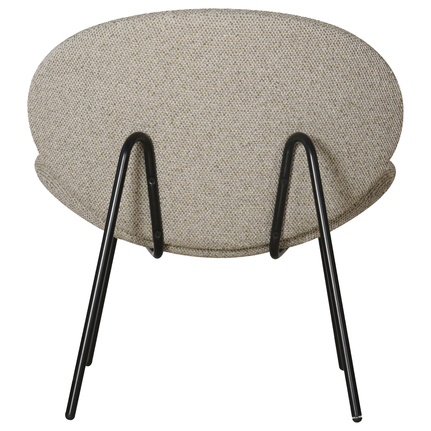 Fauteuil en tissu vert chiné SACHA