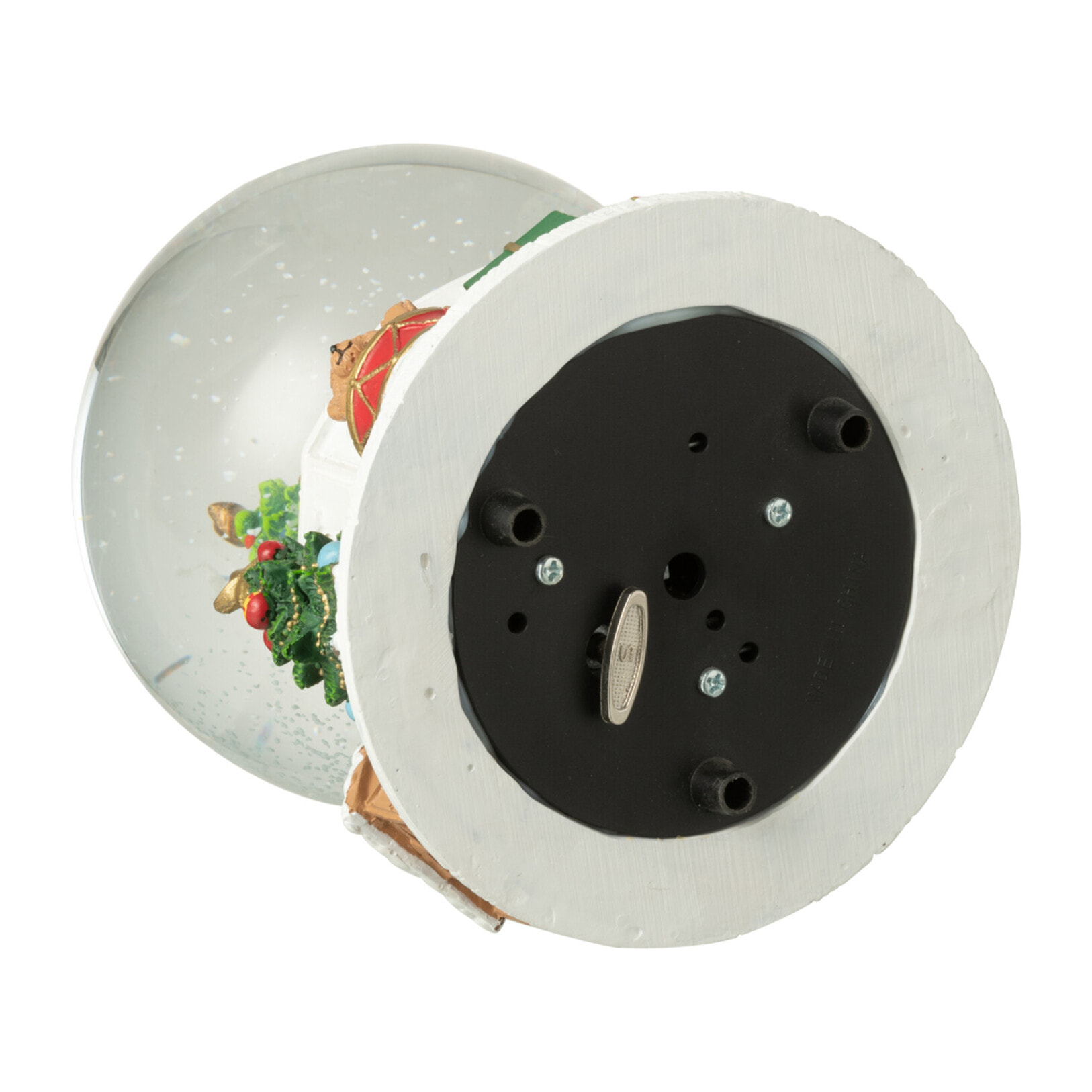J-Line décoration Boule De Neige Père Noël - plastique - mix