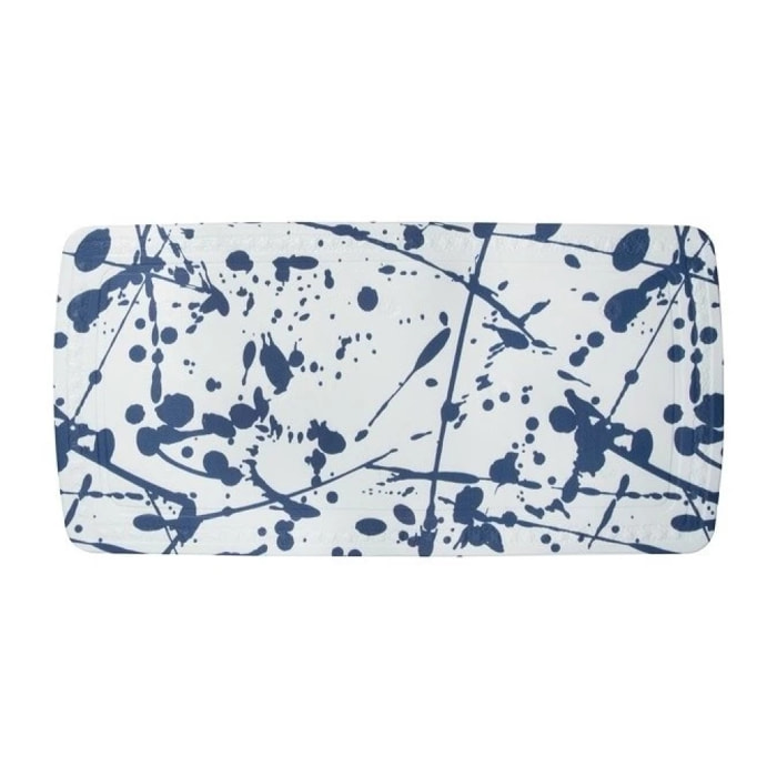 Tapis Fond de de baignoire PVC BANG 71x36cm Bleu Spirella