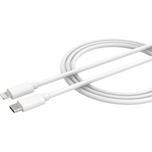 Chargeur + câble ESSENTIELB 20W charge rapide USB-C +Câble Lightning