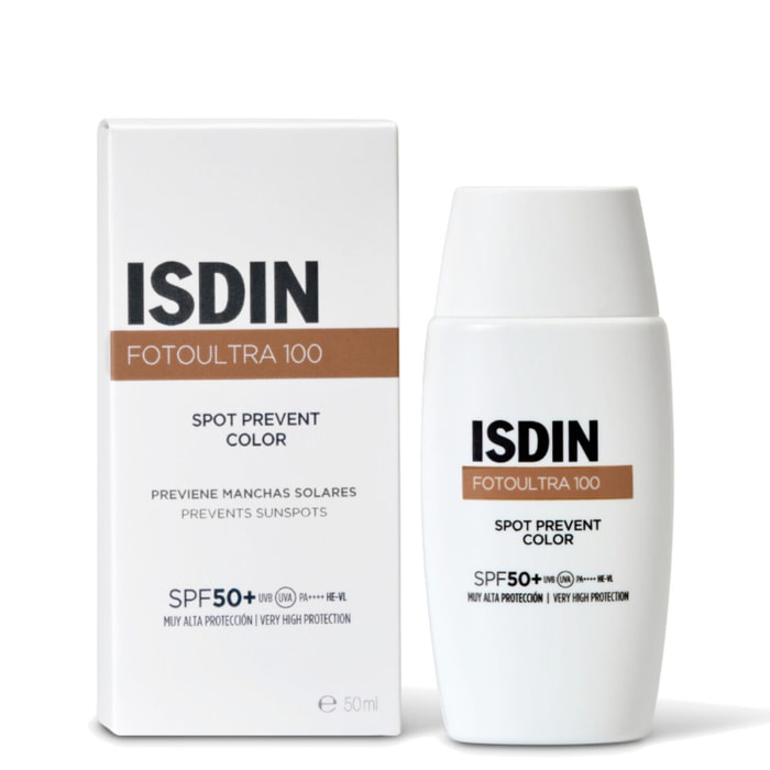 FotoUltra 100 Spot Prevent Color SPF50+ - Crème Solaire Visage Teintée 50 ml
