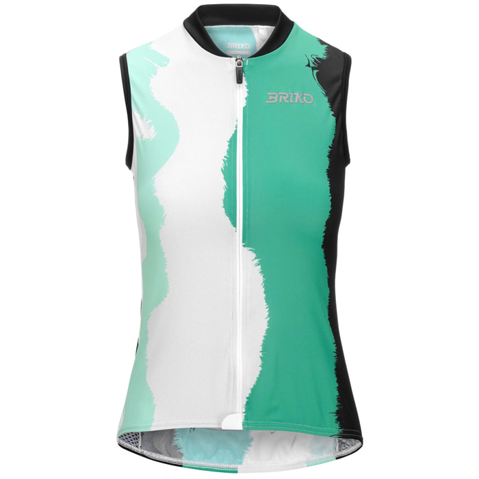Briko - Maglie gioco, Donna, Nero - AIRY LADY TANK