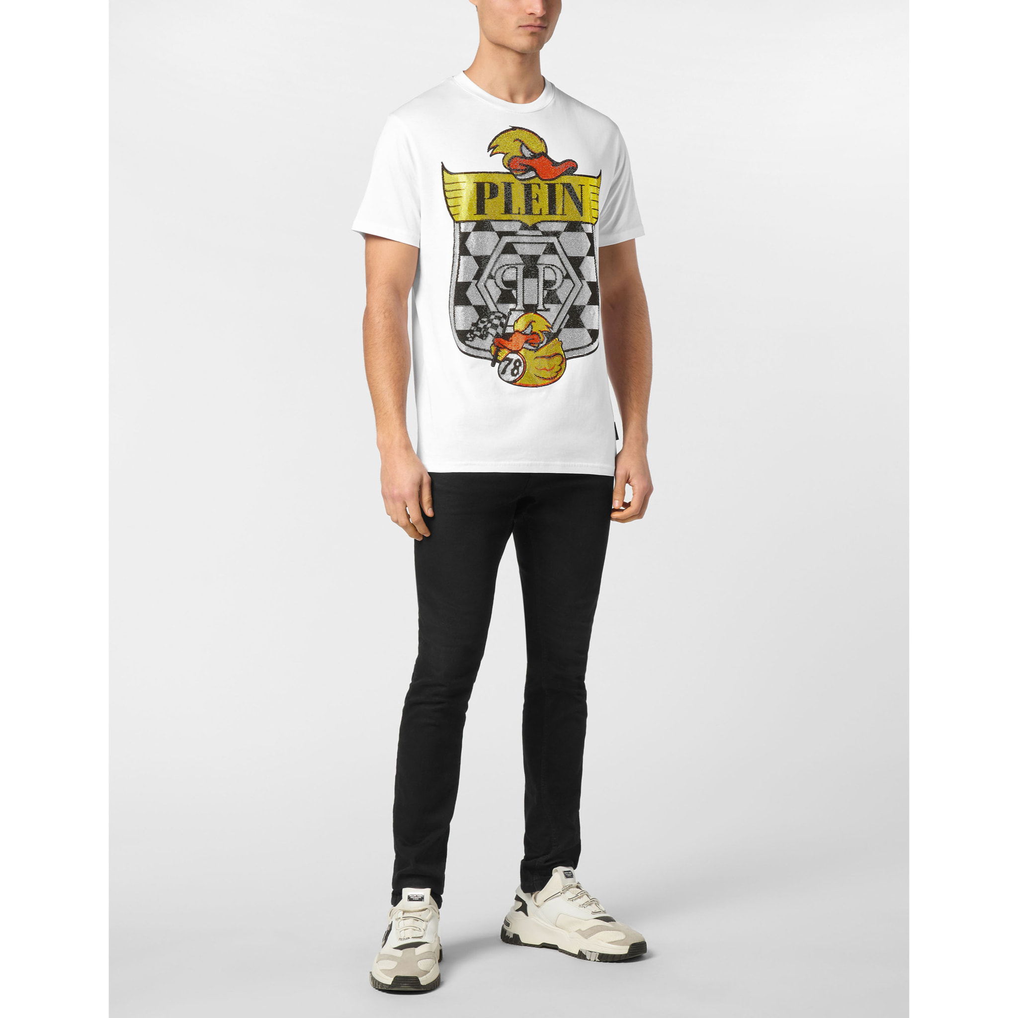 PHILIPP PLEIN T-Shirt Round Neck DUCK