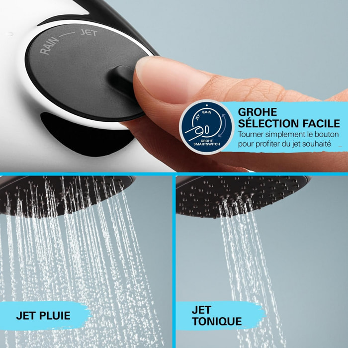 GROHE Vitalio Comfort 110 Ensemble de douche 2 jets avec barre