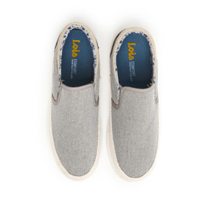 Bamba yute textil tipo slip-on Lois