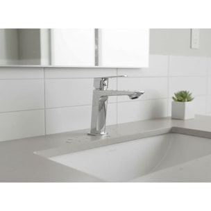 Mitigeur lavabo Feel, sans tirette, chrome SATBSFEEL271 avec une garantie de 5 ans