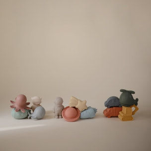 Mushie Pack 4 Pzas. Space Baño Solid