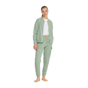 Completo donna mel in pile con zip Noidinotte