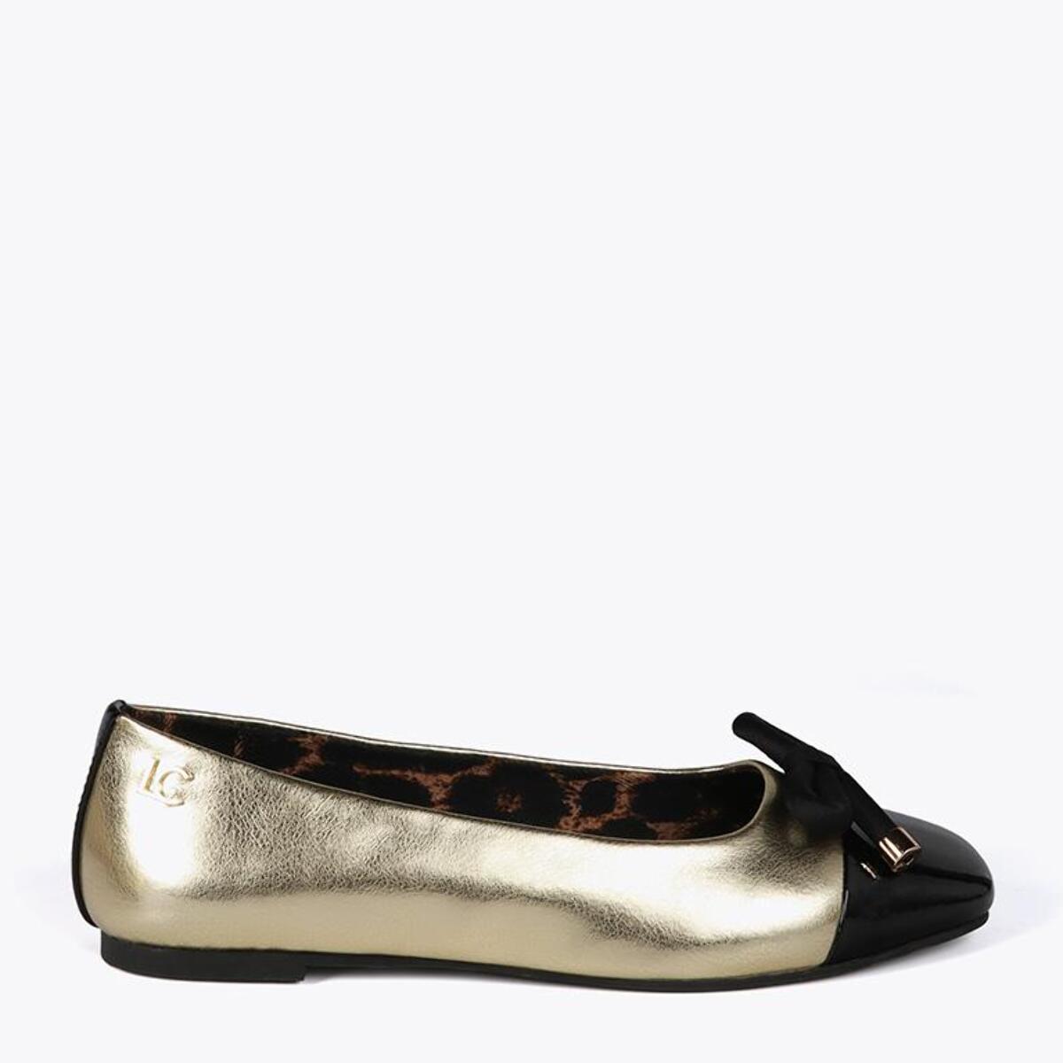 Ballerina Punta Tonda con Dettaglio Fiocco Frontale