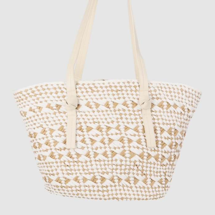 Bolso - Blanco - Medida: 36 cm x 25 cm x 15 cm