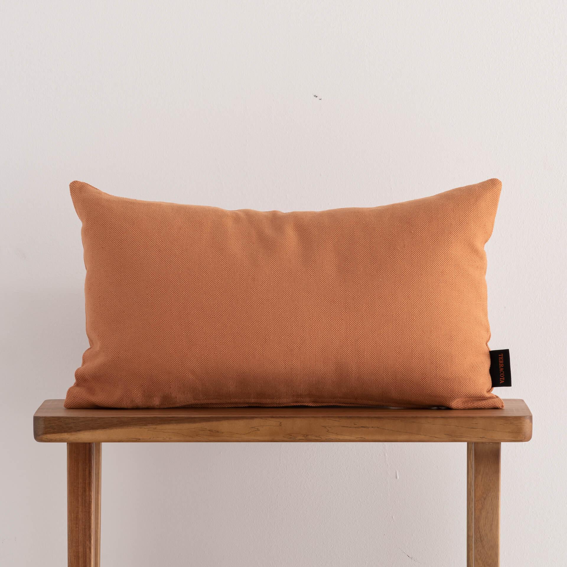 Housse de coussin jacquard 30x50 cm Cascai Burnt