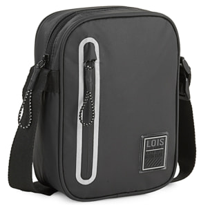 Bandolera Hombre Sintetica Lois Cooper Negro