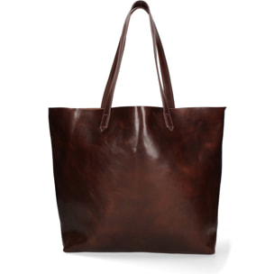 Borsa a mano da donna - Modello False - 100% pelle di vacchetta - 35.0 x 45.0 x 11.0 cm