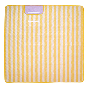Couverture pour pique-nique jaune 140x175cm