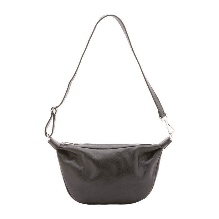 Borsa a spalla  unisex In Vera pelle Made in Italy 28x18x6 cm