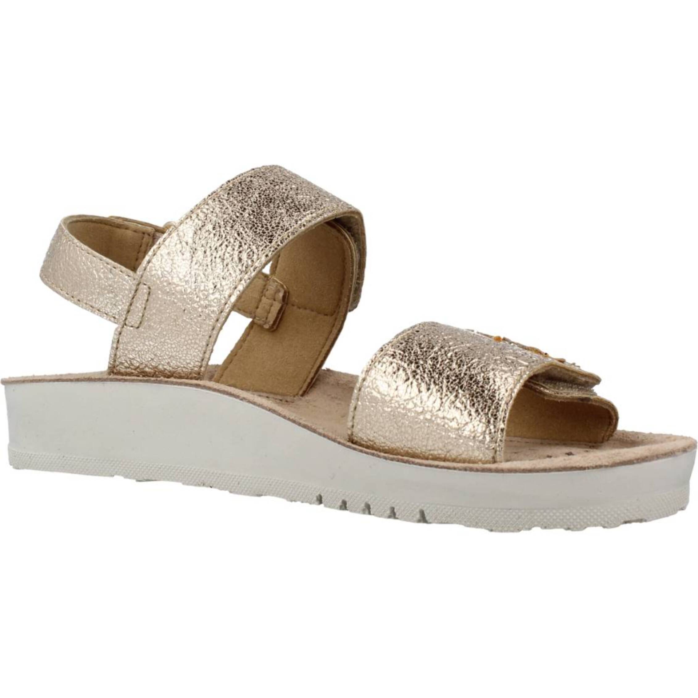 Sandalias Niña de la marca GEOX  modelo J SANDAL COSTAREI GI Gold