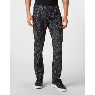 PHILIPP PLEIN Vaqueros de corte recto TATTOO
