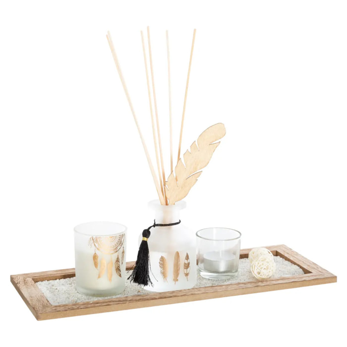 Coffret senteur plat Plume