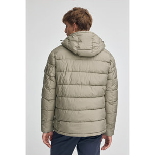 Chaqueta Val Thorens color piedra con logo Polo Club