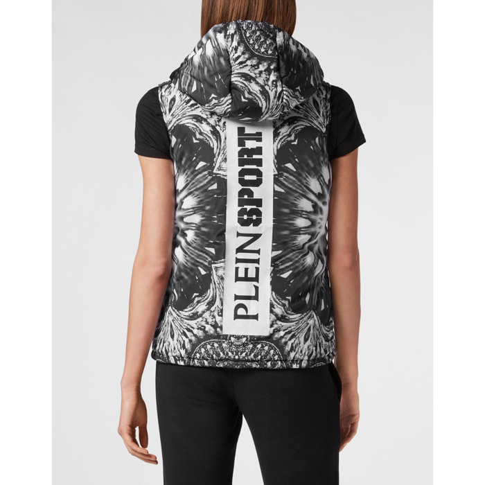 PLEIN SPORT Chaleco corto OPTICAL FLOWER