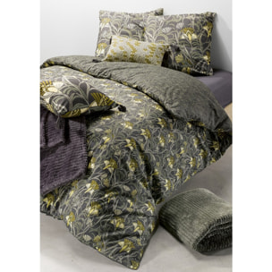 Parure De Couette + 2 taies 100% Coton 57fils - Liana